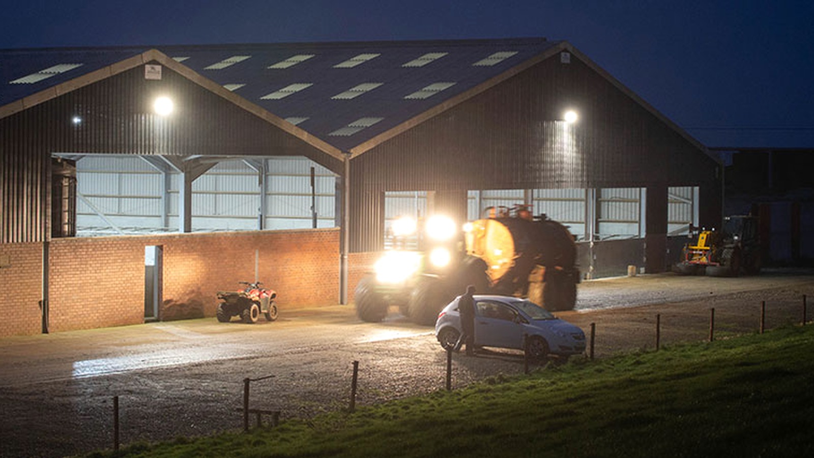 Farm electrical infrastructure suitable for EV charging
